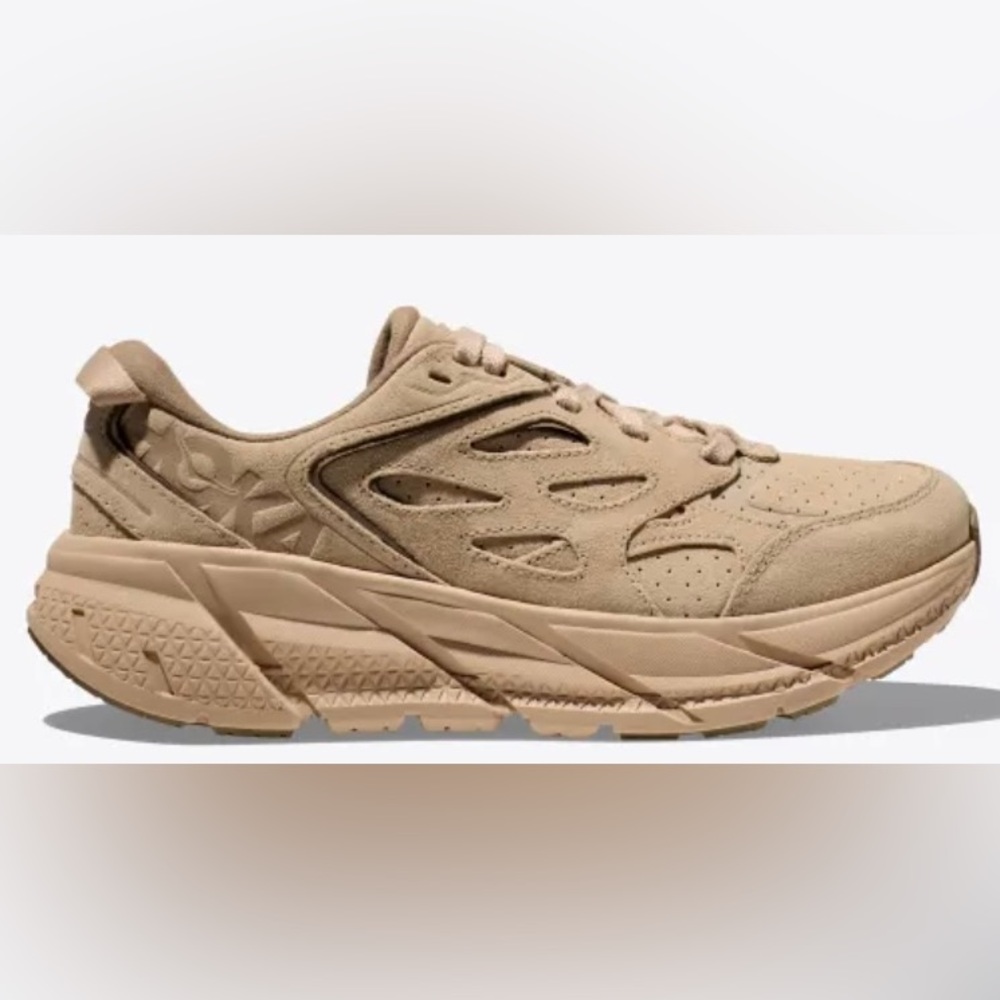 Hoka Clifton L Suede Unisex Sneaker (M 10.5, W 11.5)